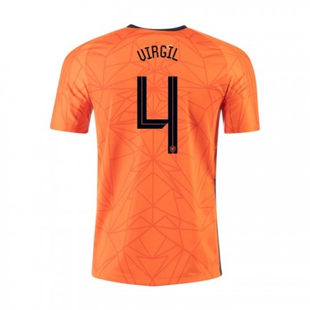 Nizozemska VIRGIL 4 Domaći Nogometni Dres Euro 2020